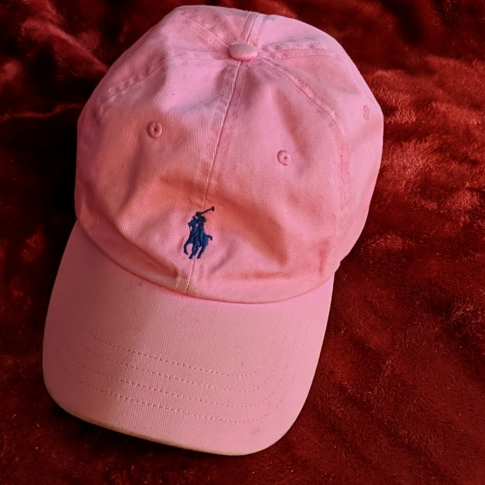 Pink Polo hat